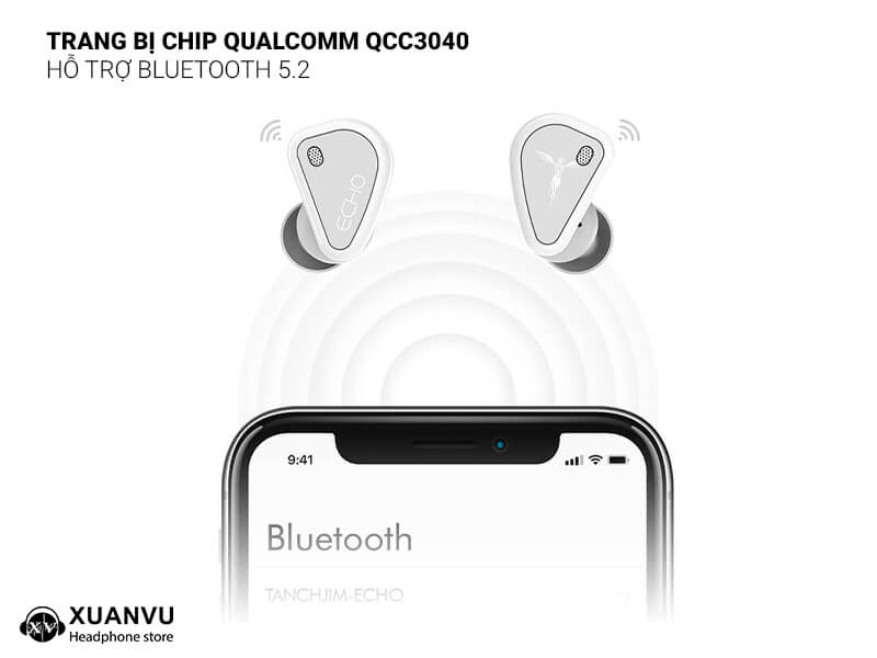 Tai nghe True Wireless Tanchjim Echo chip bluetooth