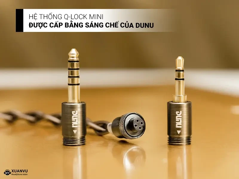 Tai nghe Dunu Vulkan 2 hệ thống q-lock-mini