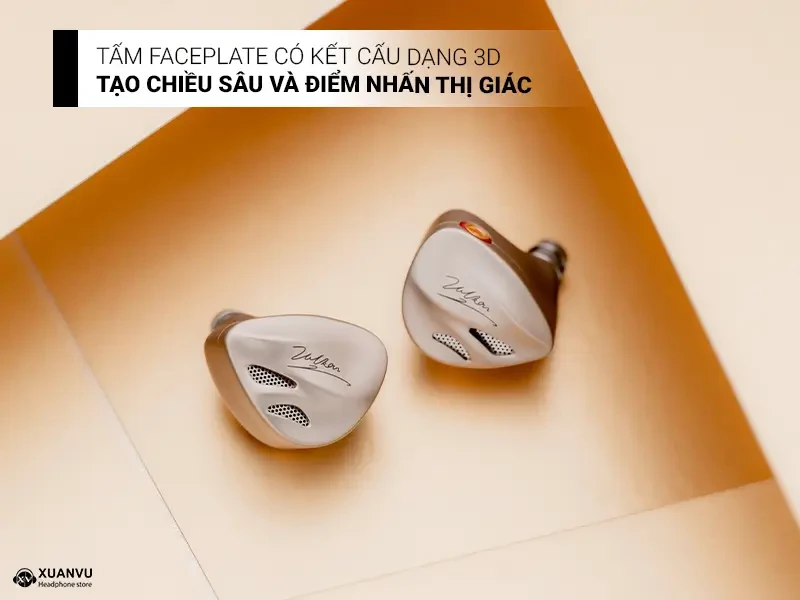 Tai nghe Dunu Vulkan 2 faceplate
