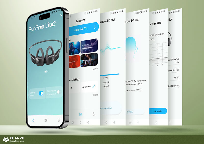 Tai nghe bluetooth SoundPeats Runfree Lite 2 ứng dụng