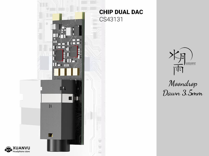 Dongle DAC/AMP Moondrop Dawn - 3.5mm chip dac