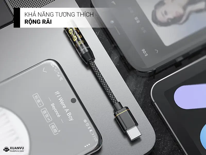 Dongle DAC/AMP FiiO JIEZI A (3.5mm) tương thích