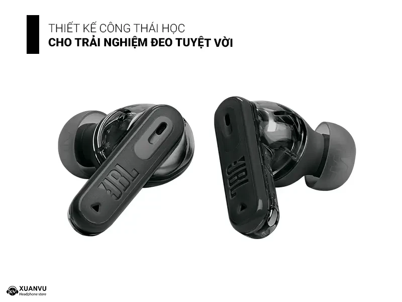 Tai nghe True Wireless JBL Tune Beam 2 Ghost thiết kế 2