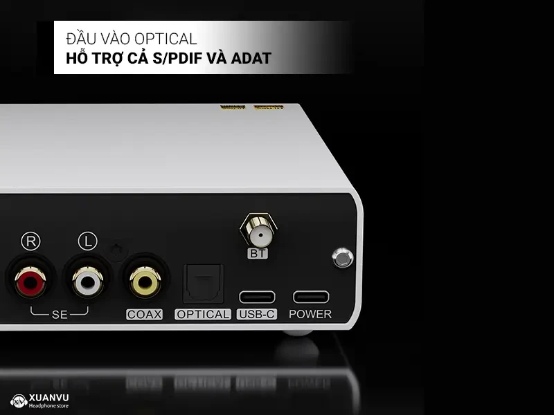DAC Topping E50 II đầu vào optical