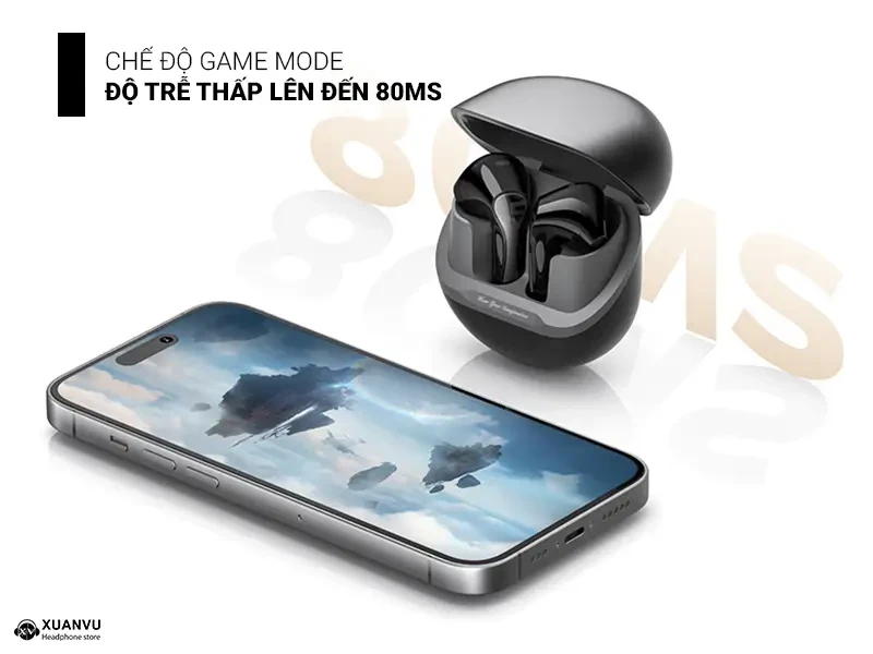 Tai nghe bluetooth SoundPeats Air5 Lite game mode