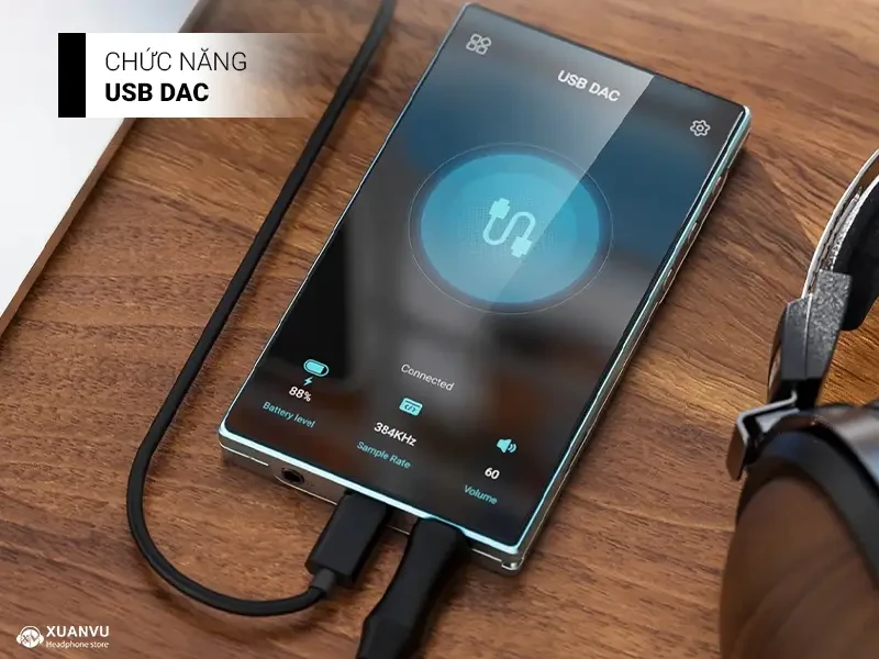 Máy nghe nhạc FiiO JM21 2026 chức năng usb