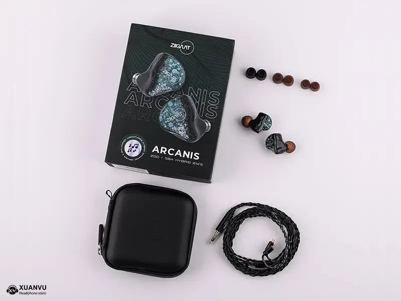Tai nghe ZiiGaat Arcanis bộ phụ kiện