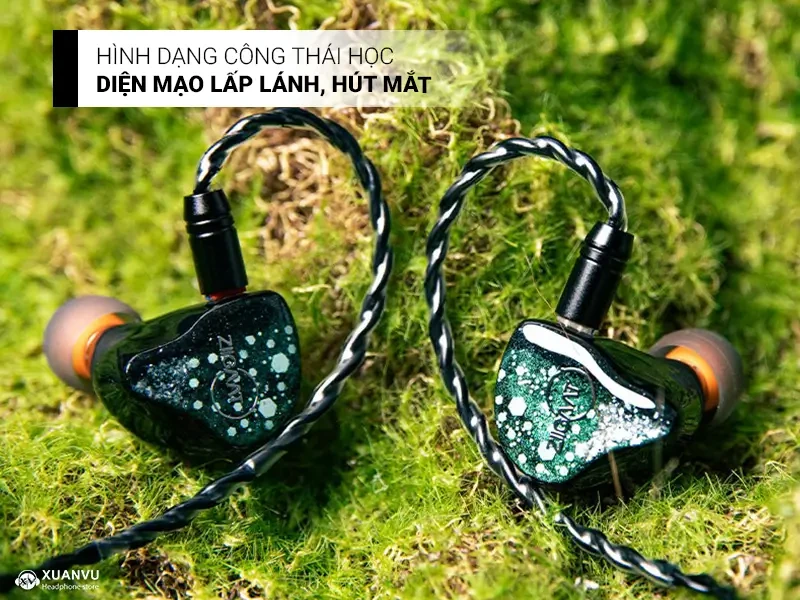 Tai nghe ZiiGaat Arcanis hình dạng công thái học