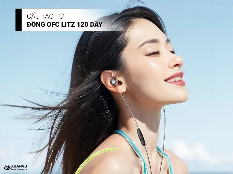 Dây tai nghe FiiO LS-3.5B (2Pin) cấu tạo