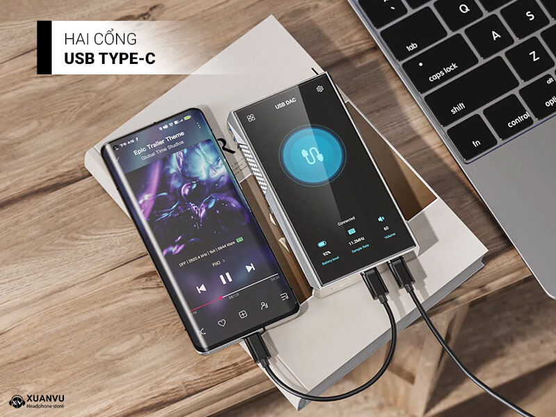 Máy nghe nhạc FiiO M23 cổng usb type-c