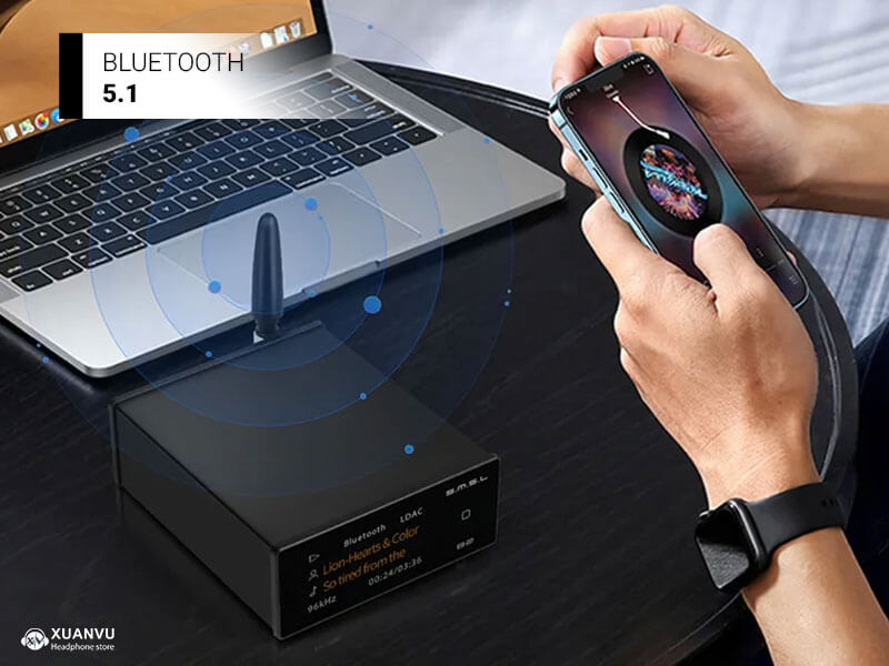 SMSL B2 DAC/Bluetooth 5.1 Receiver chip bluetooth