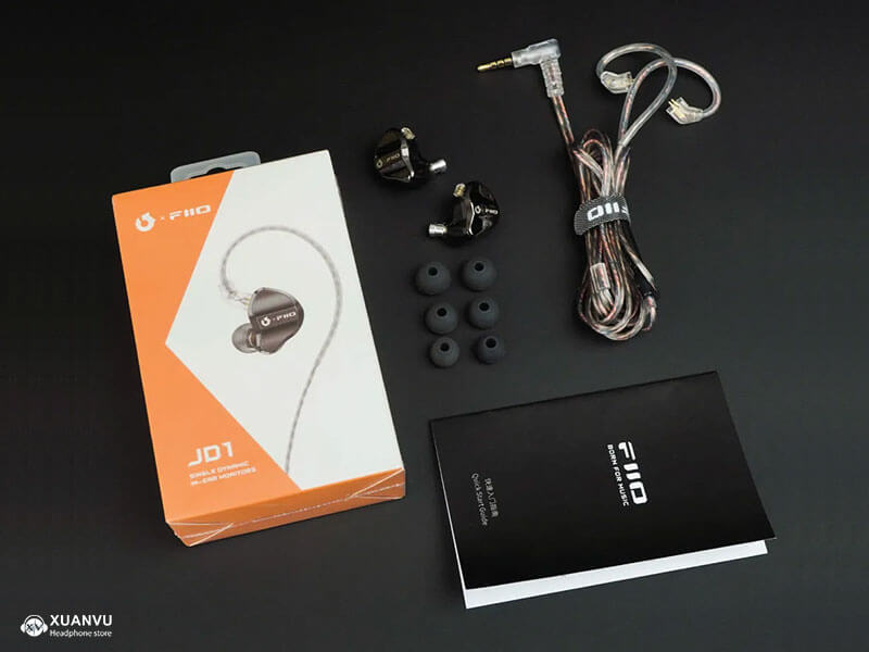 Tai nghe FiiO JD1 - Type C bộ phụ kiện