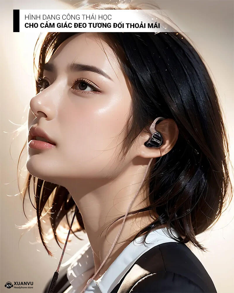 Tai nghe FiiO JD1 - Type C hình dạng công thái học