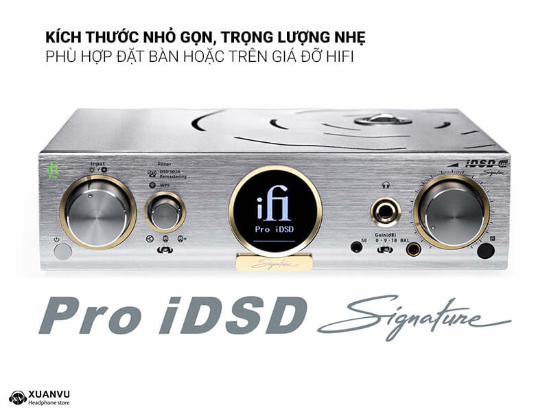 DAC/AMP iFi Pro iDSD Signature kích thước