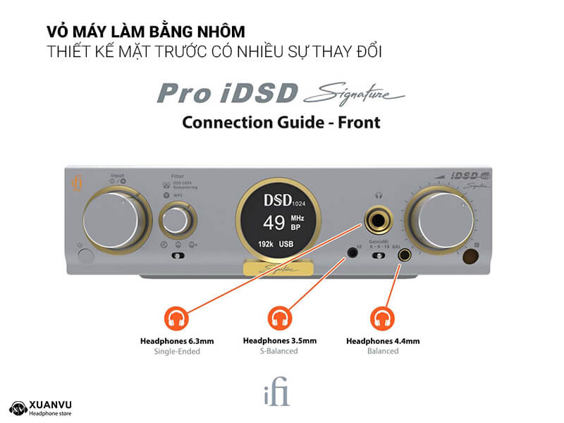 DAC/AMP iFi Pro iDSD Signature thiết kế