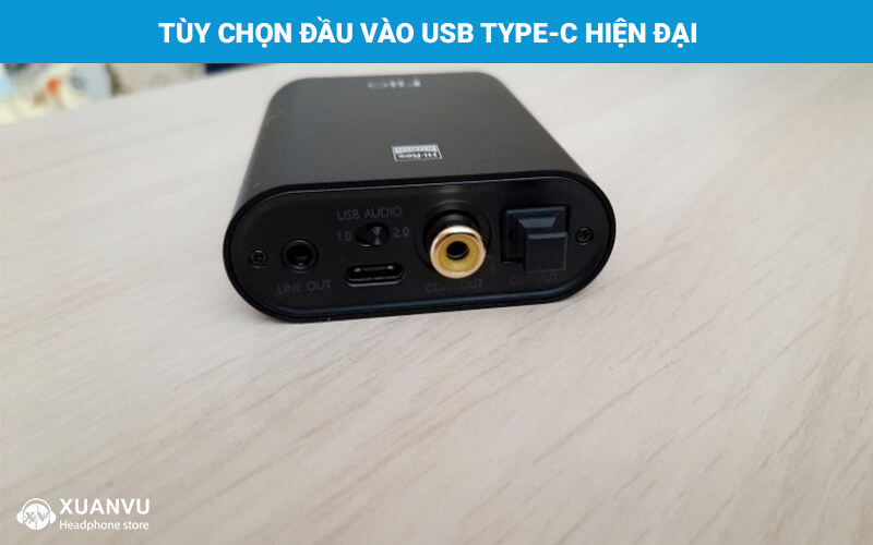 DAC/AMP FiiO K3s tùy chọn đầu vào USB Type-c