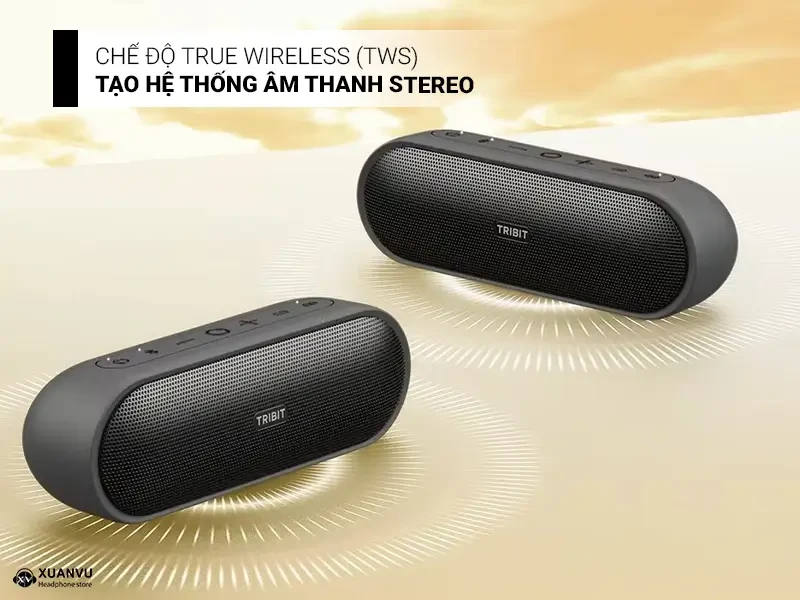 Loa Bluetooth Tribit XSound Plus 2 chế độ tws