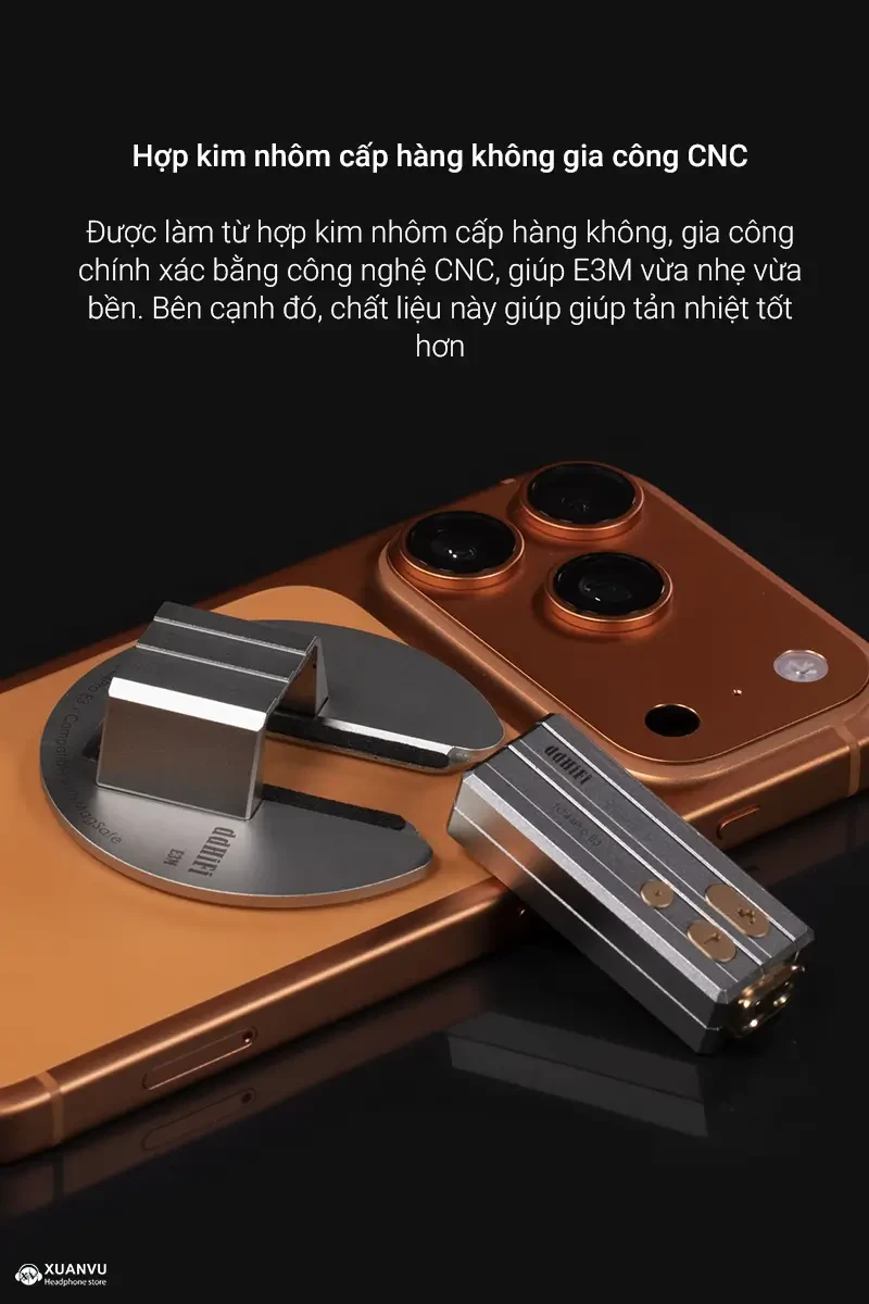 ddHiFi E3M Magnetic Attraction Pad hợp kim nhôm