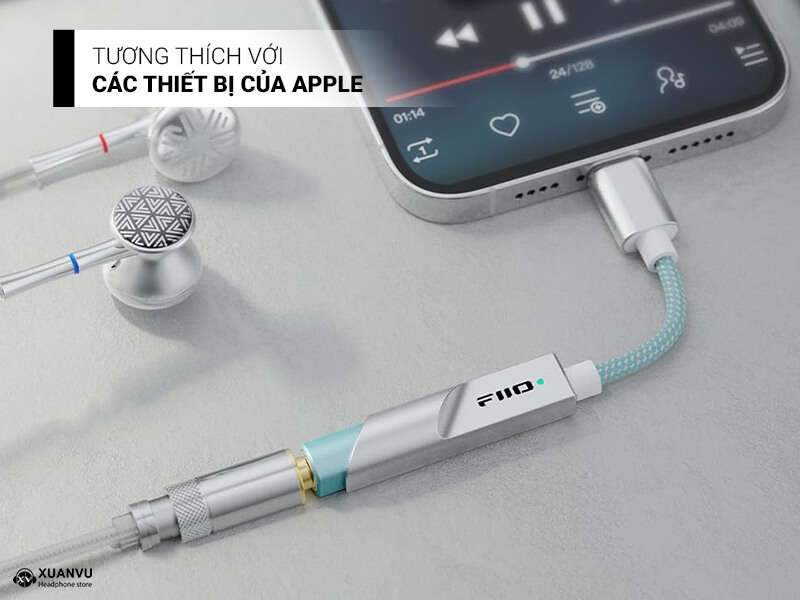 Dongle DAC/AMP FiiO KA11 - Lightning khả năng tương thích