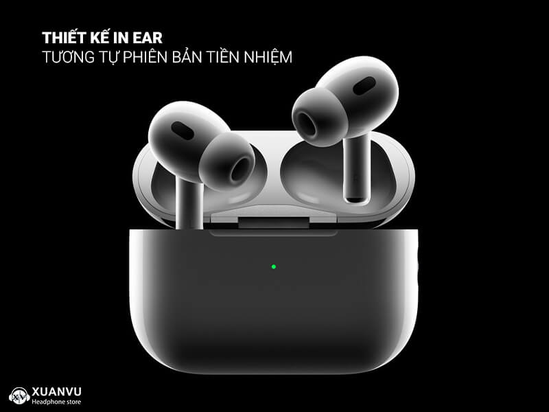Tai nghe không dây Apple Airpods Pro 2 (2022) thiết kế 