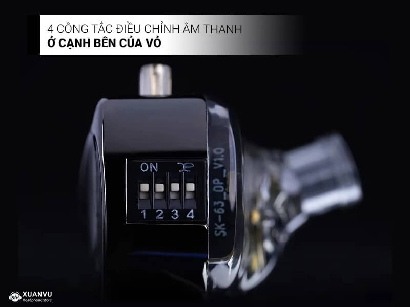 Tai nghe KZ Castor Pro công tắc 