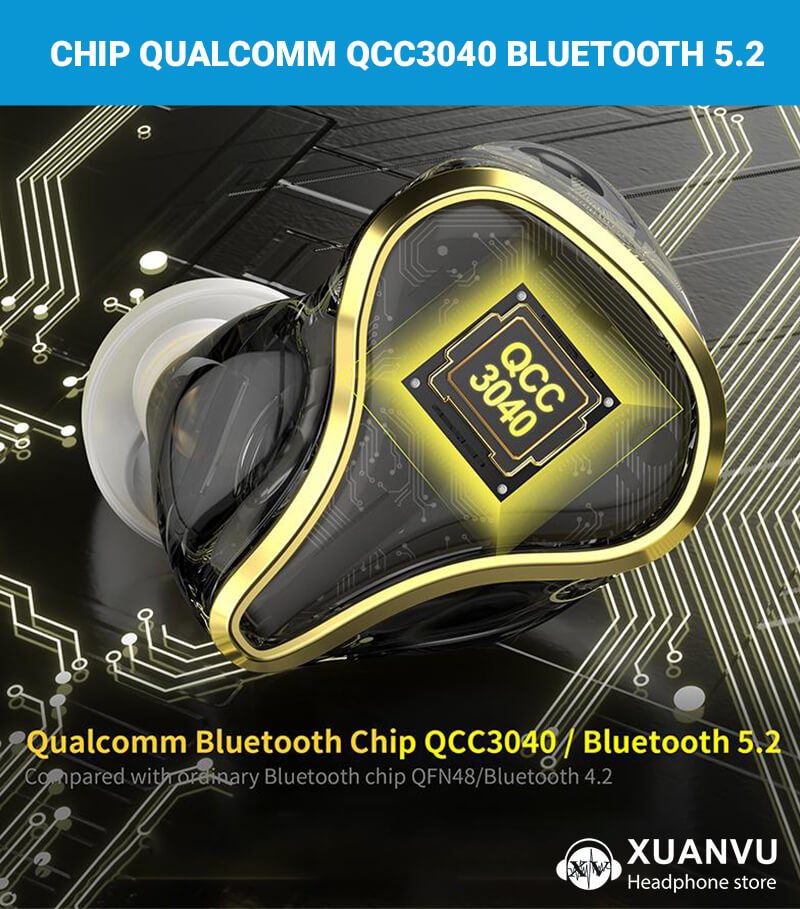 Tai nghe True Wireless KZ SK10 Pro chip bluetooth