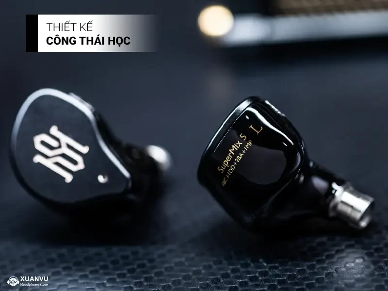 Tai nghe Simgot SuperMix 5 thiết kế 