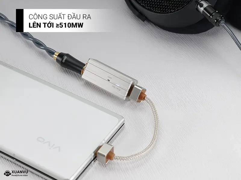 Dongle DAC/AMP ddHiFi TC44Pro E3 công suất đầu ra