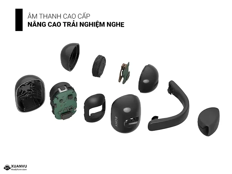 Tai nghe Sony LinkBuds Clip WF-LC900 âm thanh 