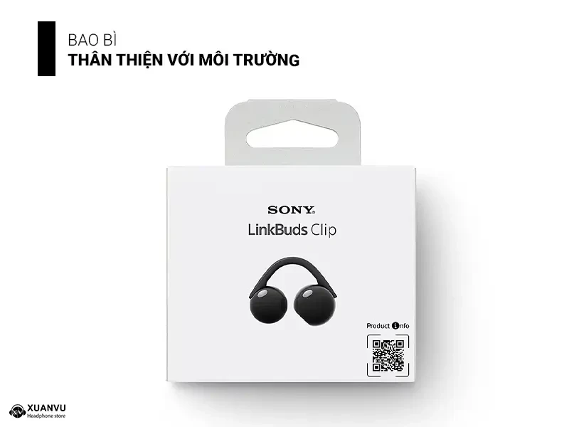 Tai nghe Sony LinkBuds Clip WF-LC900 bao bì