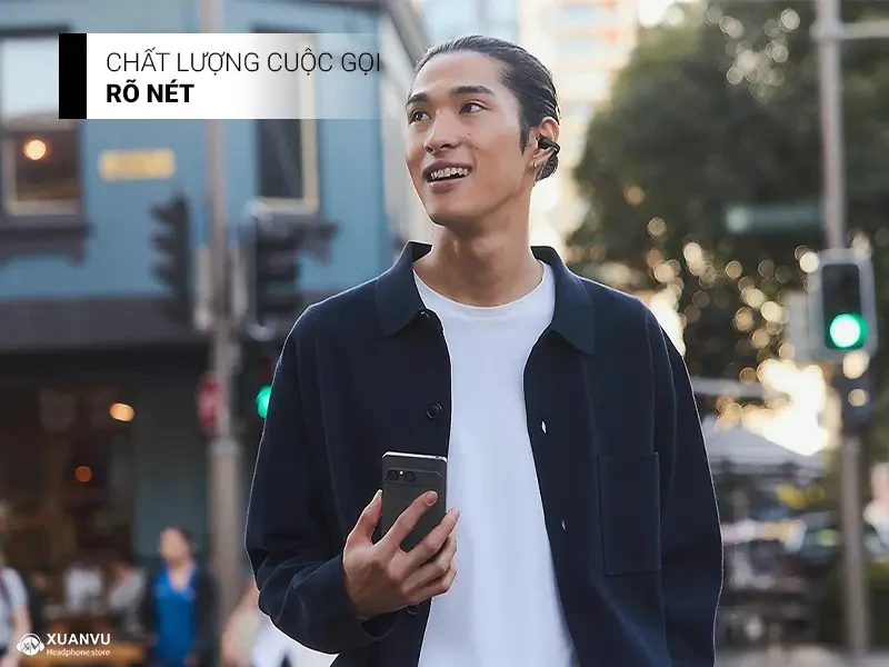 Tai nghe Sony LinkBuds Clip WF-LC900 chất lượng cuộc gọi