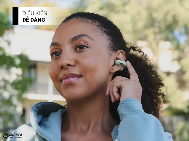 Tai nghe Sony LinkBuds Clip WF-LC900 điều khiển