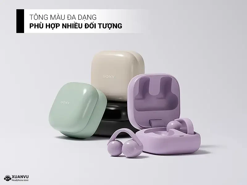 Tai nghe Sony LinkBuds Clip WF-LC900 màu sắc 
