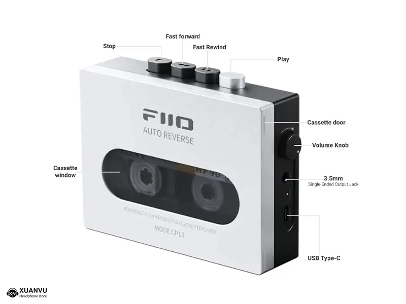 Máy cassette player FiiO CP13 thiết kế 4