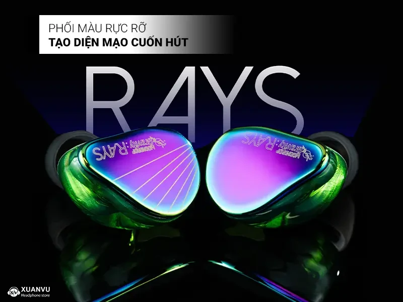 Tai nghe Moondrop Rays phối màu