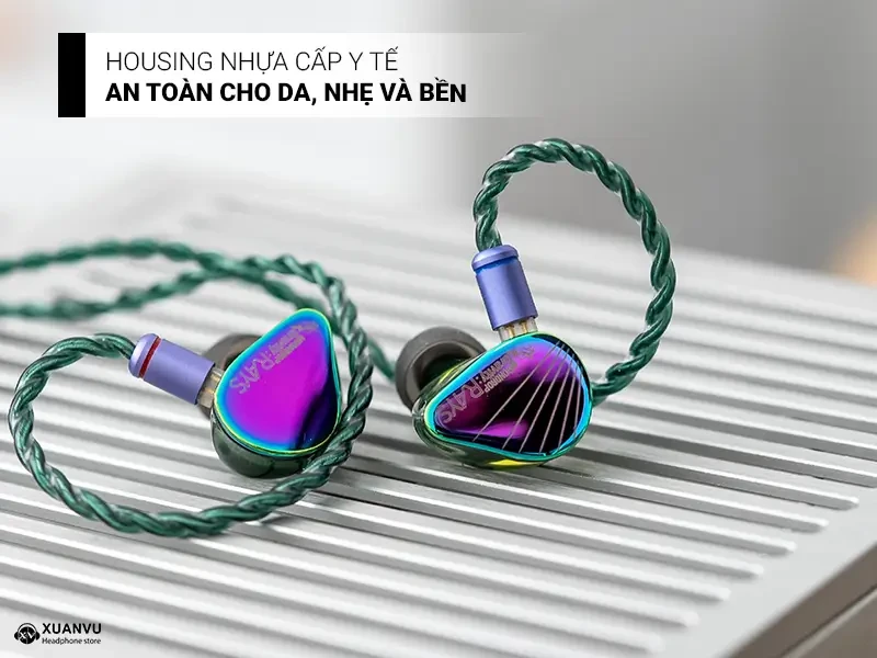 Tai nghe Moondrop Rays chất liệu 