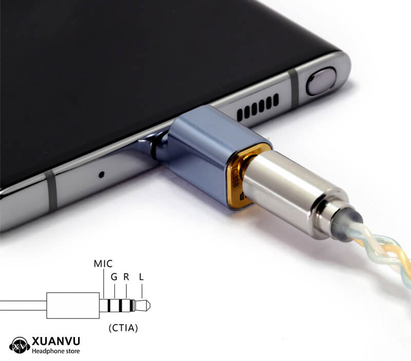 ddHiFi TC35B (2021) USB Type-C to 3.5mm Adapter tính năng tự động phát hiện và nhận dạng
