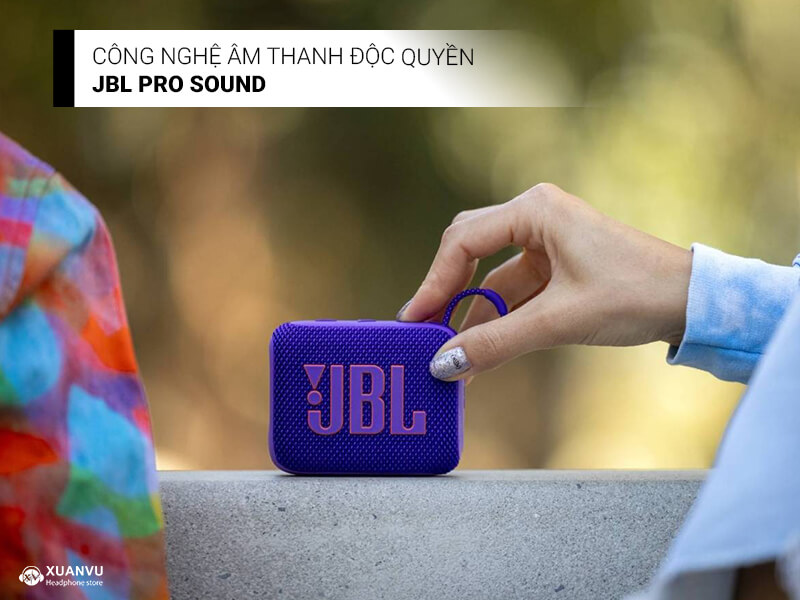 Loa Bluetooth JBL Go 4 công nghệ âm thanh