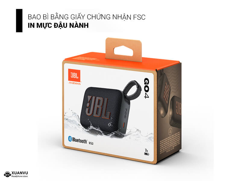 Loa Bluetooth JBL Go 4 bao bì bằng giấy