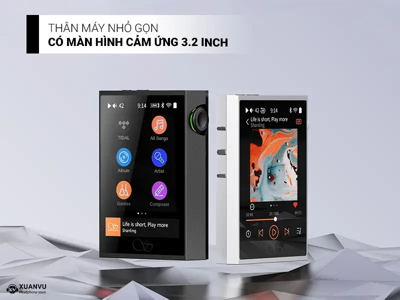 Máy nghe nhạc Shanling M1 Plus thiết kế 