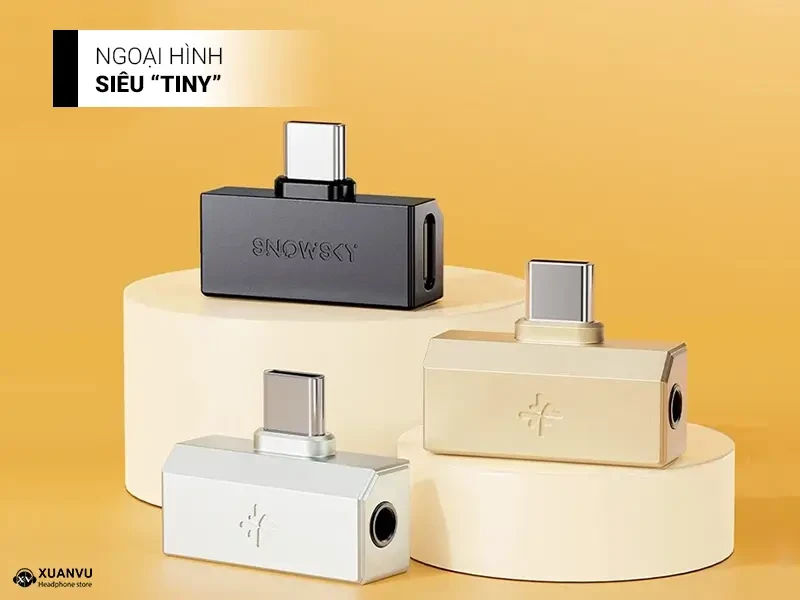 Dongle DAC/AMP FiiO Snowsky Tiny A thiết kế 
