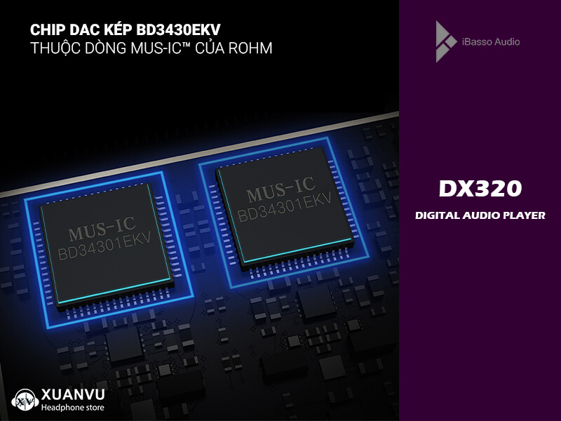 Máy nghe nhạc iBasso DX320 chipset
