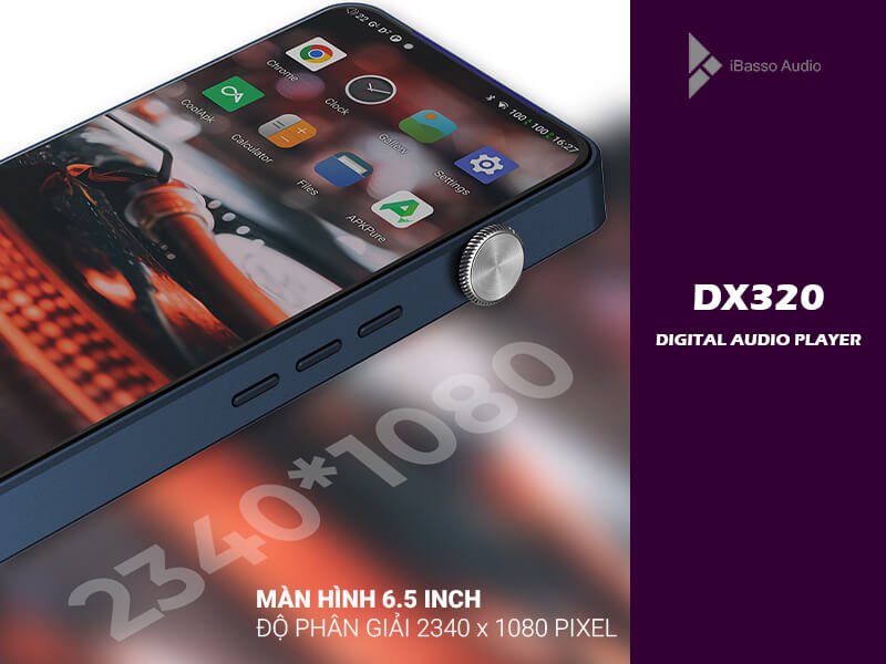 Máy nghe nhạc iBasso DX320 màn hình