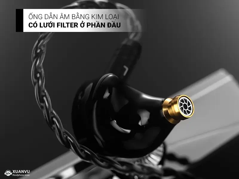 Tai nghe Kinera Celest Wyvern Black Remaster - 3.5mm, không Mic ống dẫn âm