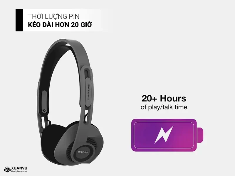 Tai nghe Koss KPH30 Wireless pin