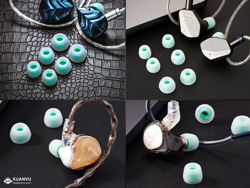 Hidizs ET01 Silicone Eartips ba kích thước