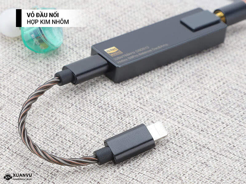 Hidizs LT02 USB-C to Lightning Cable vỏ đầu nối
