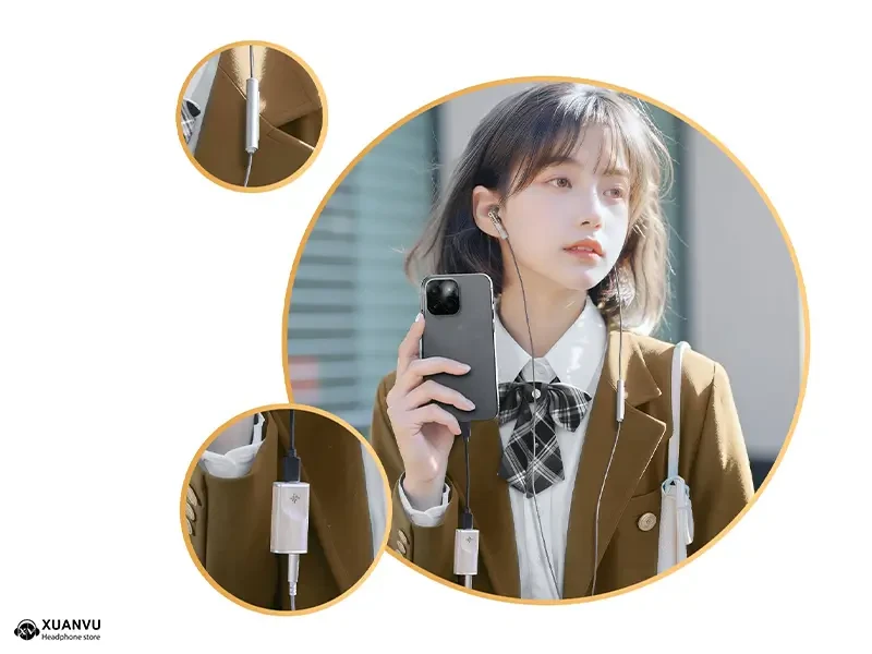 DAC/AMP Fiio Snowsky Melody hỗ trợ micro