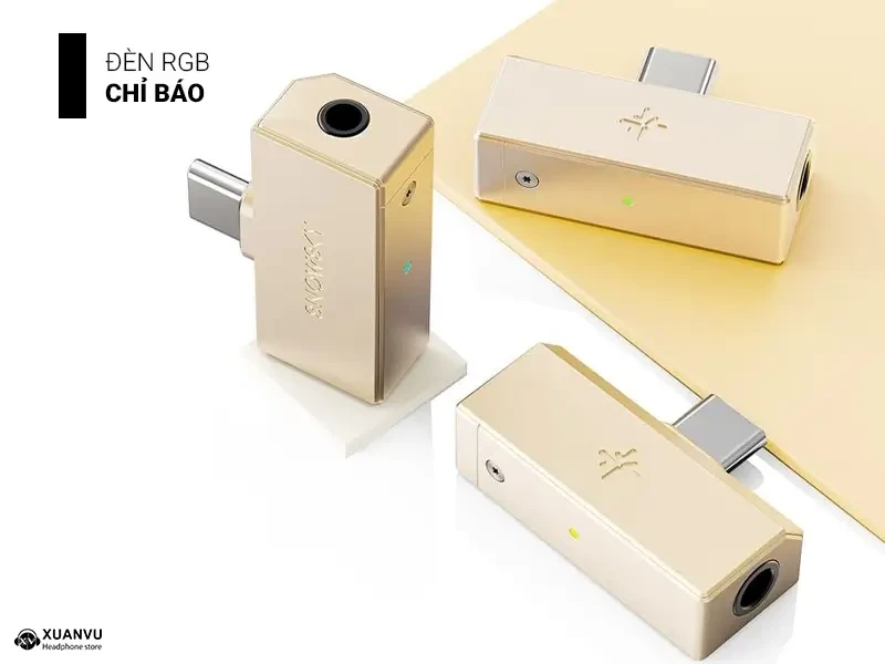 Dongle DAC/AMP FiiO Snowsky Tiny B đèn led 