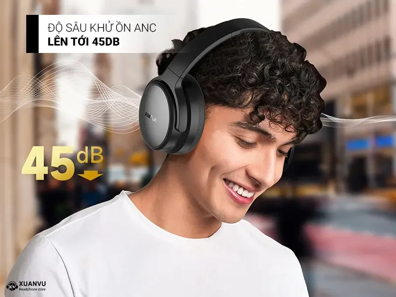 Tai nghe bluetooth EarFun Tune Pro độ sâu anc